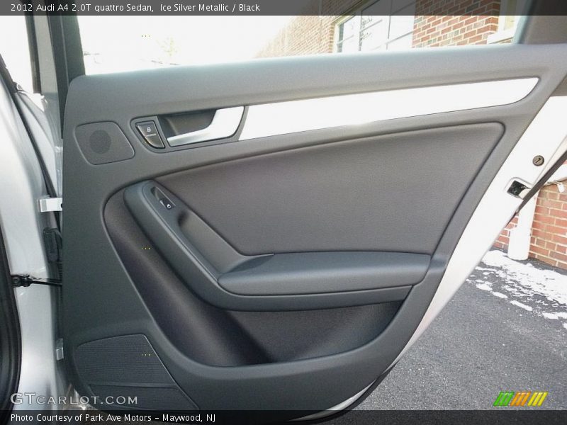 Ice Silver Metallic / Black 2012 Audi A4 2.0T quattro Sedan