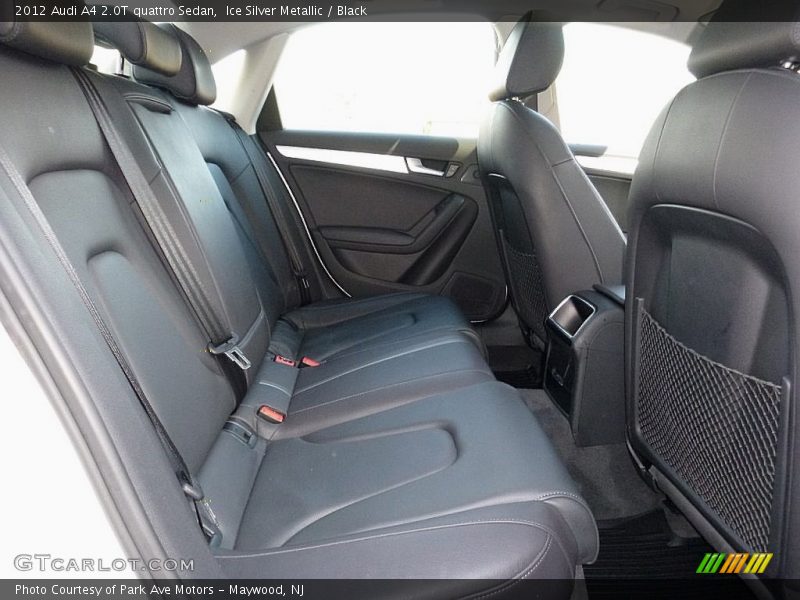 Ice Silver Metallic / Black 2012 Audi A4 2.0T quattro Sedan