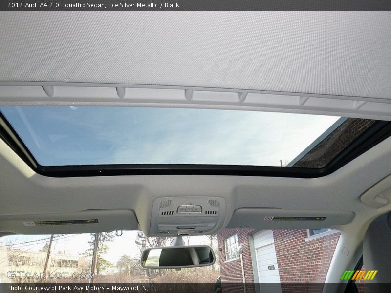 Ice Silver Metallic / Black 2012 Audi A4 2.0T quattro Sedan