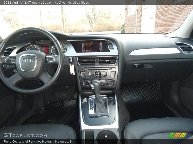 Ice Silver Metallic / Black 2012 Audi A4 2.0T quattro Sedan