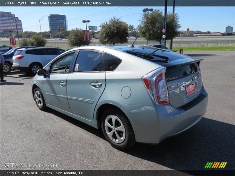 Sea Glass Pearl / Misty Gray 2014 Toyota Prius Three Hybrid