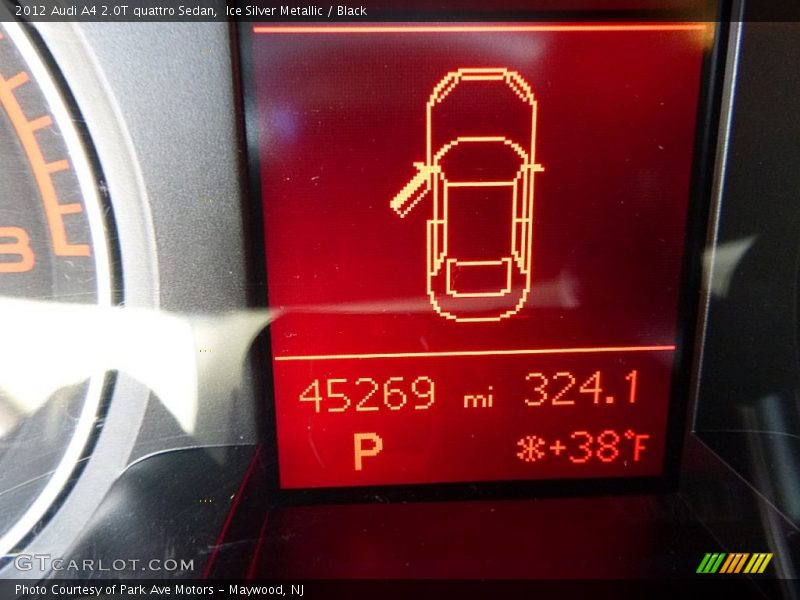 Ice Silver Metallic / Black 2012 Audi A4 2.0T quattro Sedan