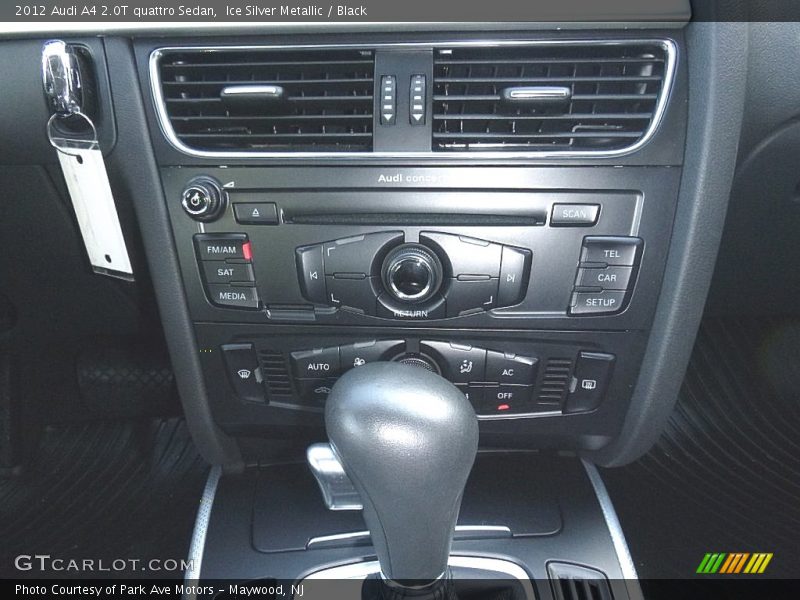 Ice Silver Metallic / Black 2012 Audi A4 2.0T quattro Sedan