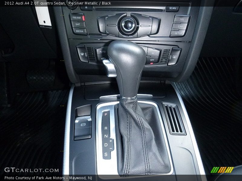 Ice Silver Metallic / Black 2012 Audi A4 2.0T quattro Sedan