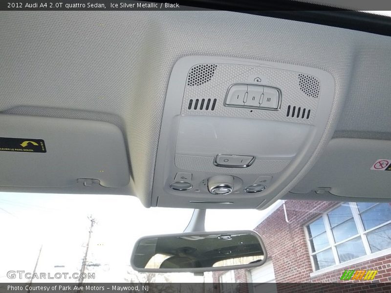 Ice Silver Metallic / Black 2012 Audi A4 2.0T quattro Sedan