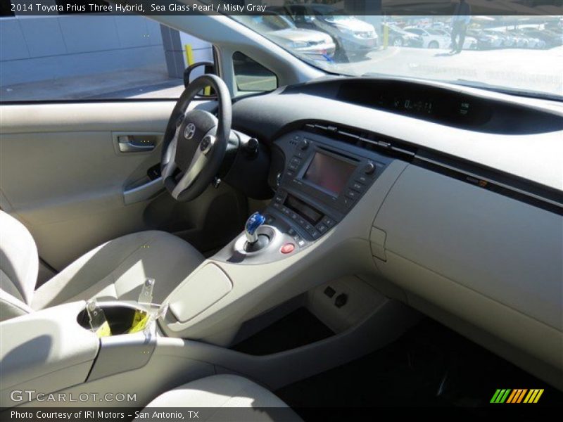 Sea Glass Pearl / Misty Gray 2014 Toyota Prius Three Hybrid