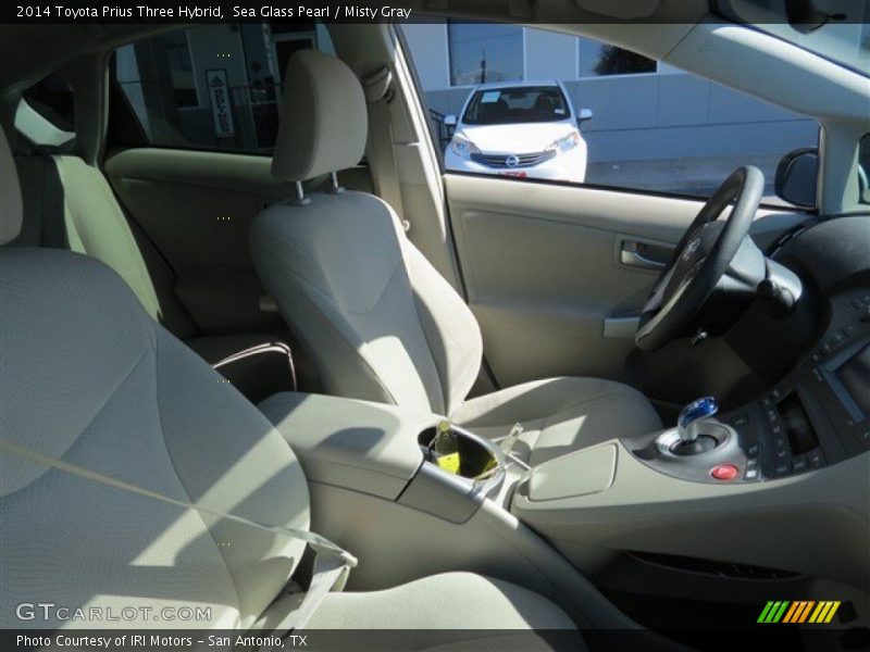 Sea Glass Pearl / Misty Gray 2014 Toyota Prius Three Hybrid