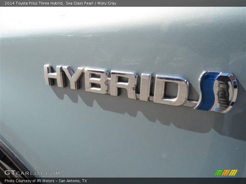 Sea Glass Pearl / Misty Gray 2014 Toyota Prius Three Hybrid