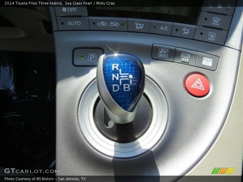 Sea Glass Pearl / Misty Gray 2014 Toyota Prius Three Hybrid