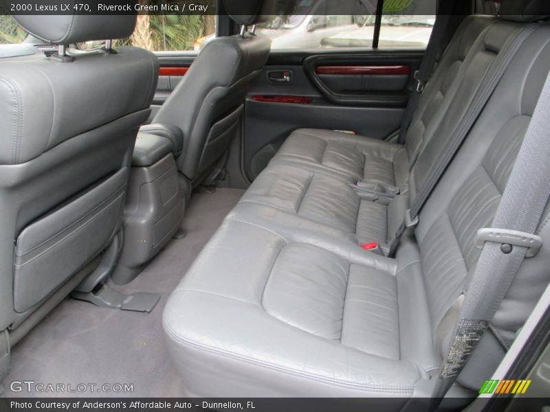 Riverock Green Mica / Gray 2000 Lexus LX 470