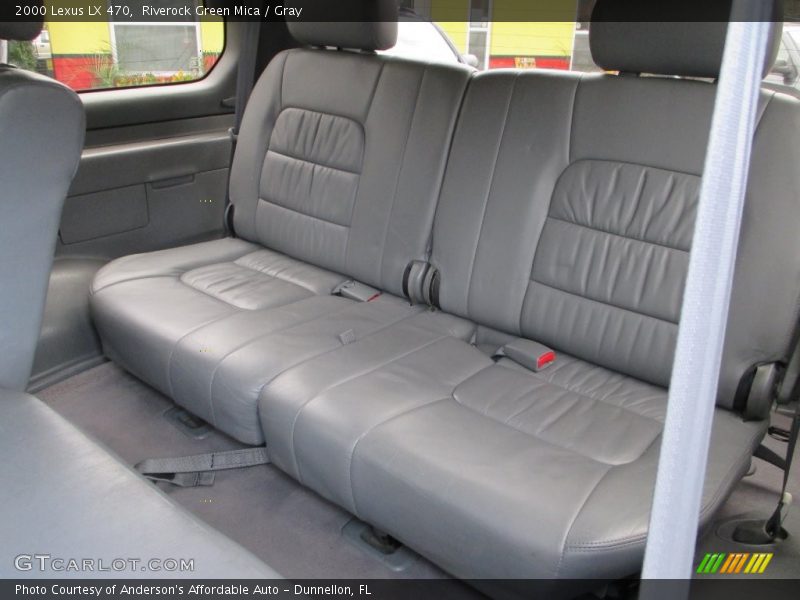 Riverock Green Mica / Gray 2000 Lexus LX 470