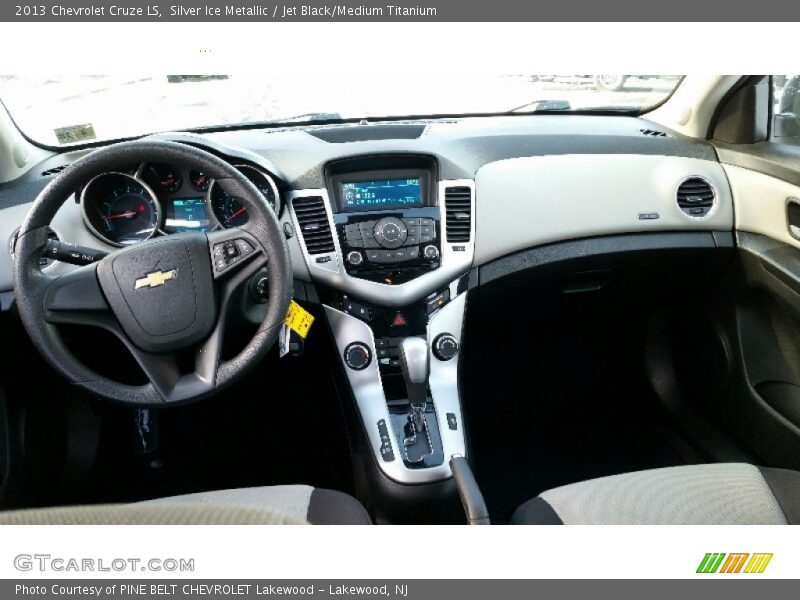 Silver Ice Metallic / Jet Black/Medium Titanium 2013 Chevrolet Cruze LS