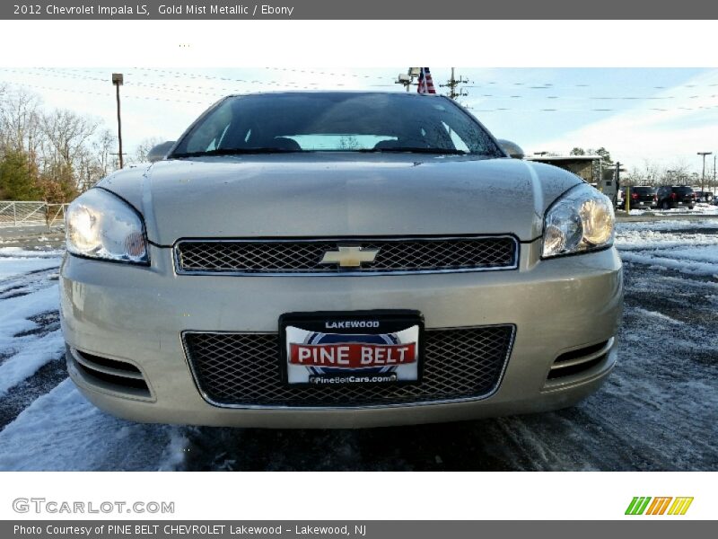 Gold Mist Metallic / Ebony 2012 Chevrolet Impala LS