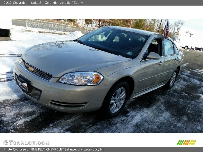 Gold Mist Metallic / Ebony 2012 Chevrolet Impala LS