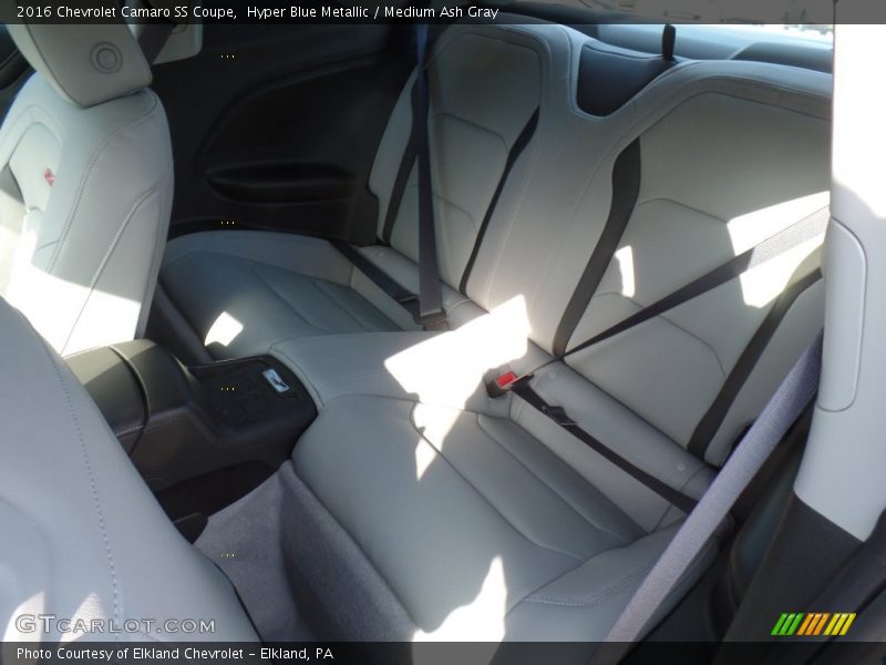 Hyper Blue Metallic / Medium Ash Gray 2016 Chevrolet Camaro SS Coupe
