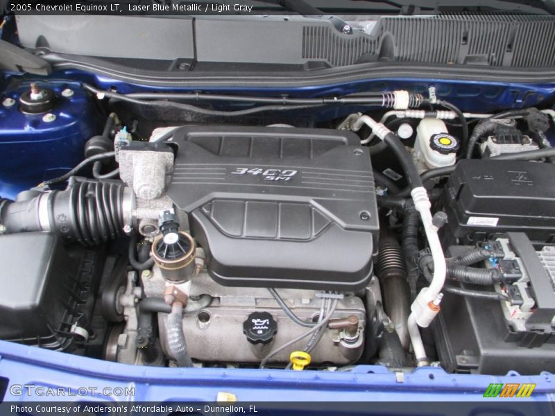 Laser Blue Metallic / Light Gray 2005 Chevrolet Equinox LT