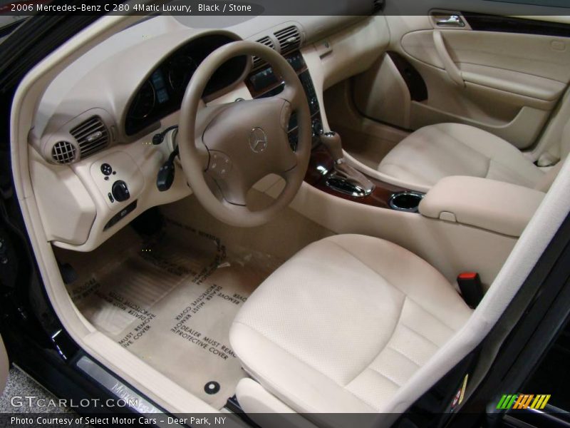 Black / Stone 2006 Mercedes-Benz C 280 4Matic Luxury