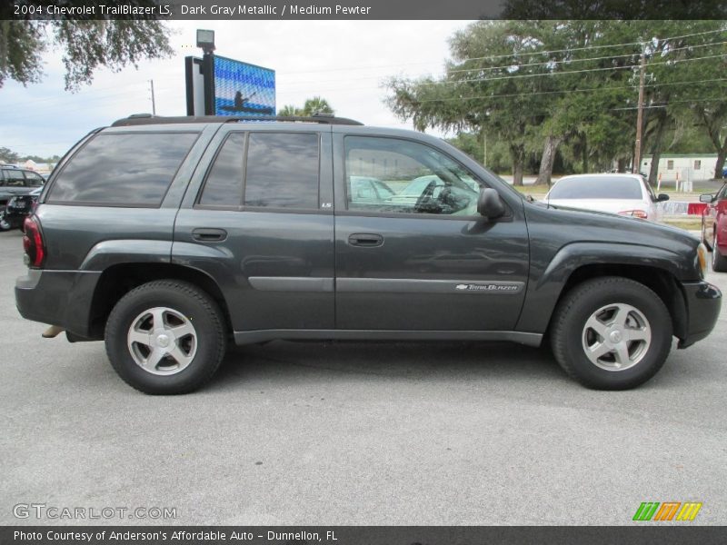 Dark Gray Metallic / Medium Pewter 2004 Chevrolet TrailBlazer LS