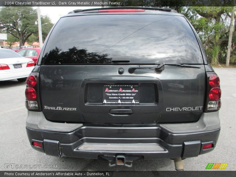 Dark Gray Metallic / Medium Pewter 2004 Chevrolet TrailBlazer LS