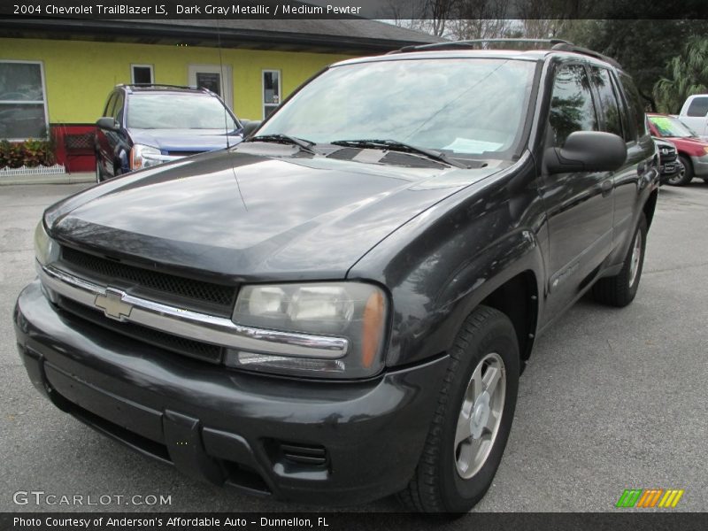 Dark Gray Metallic / Medium Pewter 2004 Chevrolet TrailBlazer LS