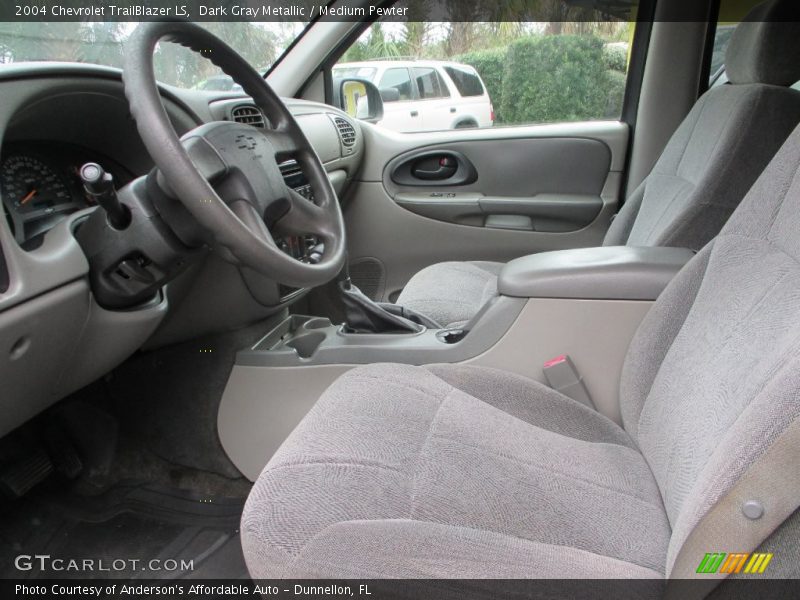 Dark Gray Metallic / Medium Pewter 2004 Chevrolet TrailBlazer LS