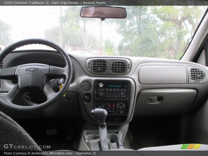 Dark Gray Metallic / Medium Pewter 2004 Chevrolet TrailBlazer LS