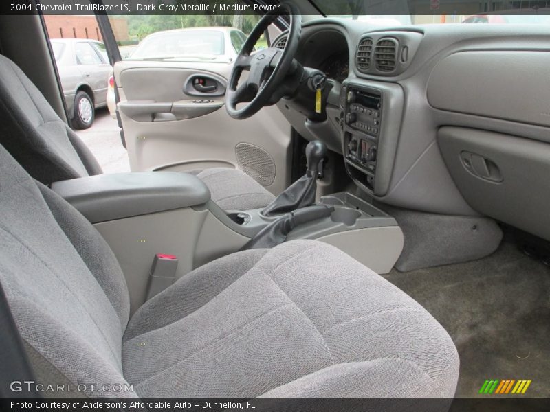 Dark Gray Metallic / Medium Pewter 2004 Chevrolet TrailBlazer LS