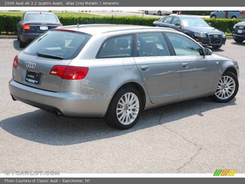 Atlas Grey Metallic / Amaretto 2006 Audi A6 3.2 quattro Avant