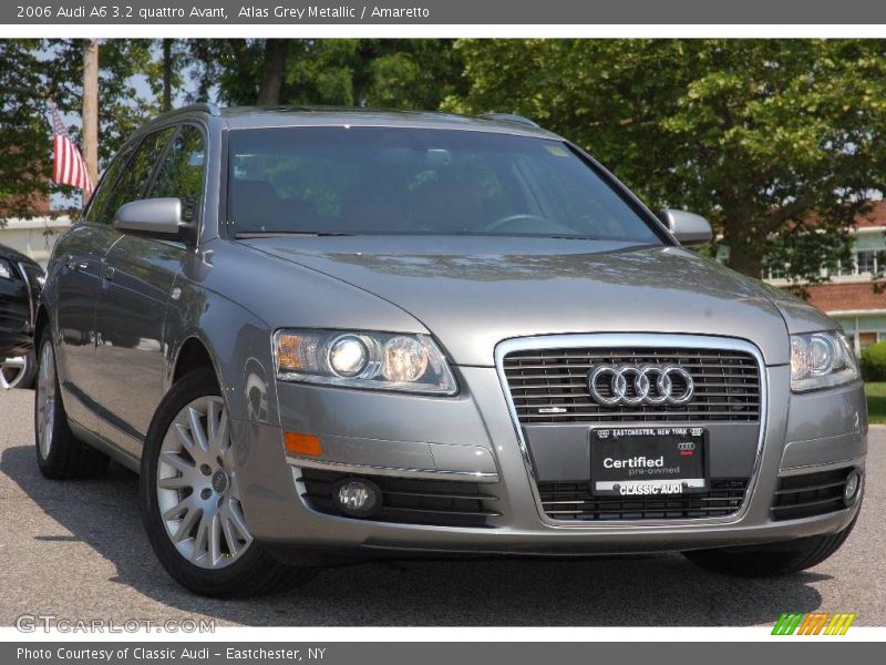 Atlas Grey Metallic / Amaretto 2006 Audi A6 3.2 quattro Avant