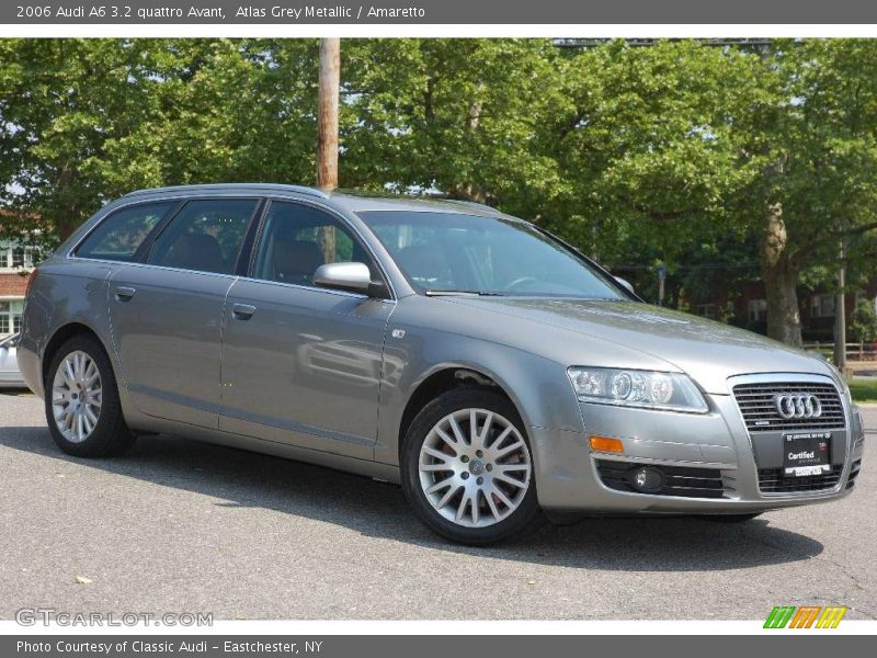 Atlas Grey Metallic / Amaretto 2006 Audi A6 3.2 quattro Avant