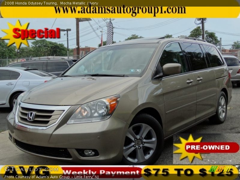 Mocha Metallic / Ivory 2008 Honda Odyssey Touring