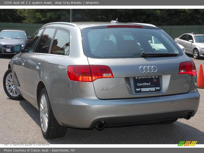 Atlas Grey Metallic / Amaretto 2006 Audi A6 3.2 quattro Avant
