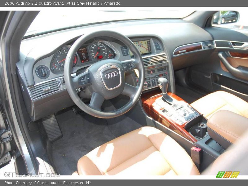Atlas Grey Metallic / Amaretto 2006 Audi A6 3.2 quattro Avant
