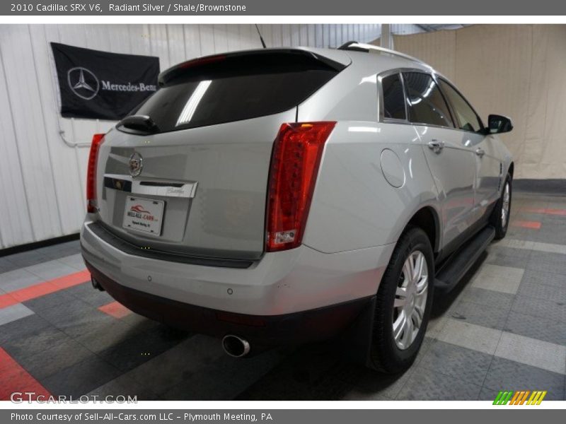 Radiant Silver / Shale/Brownstone 2010 Cadillac SRX V6