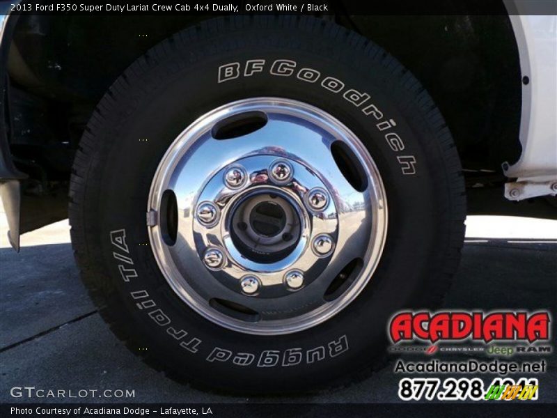 Oxford White / Black 2013 Ford F350 Super Duty Lariat Crew Cab 4x4 Dually