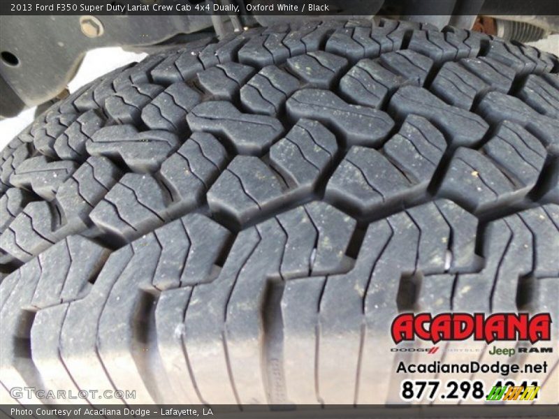 Oxford White / Black 2013 Ford F350 Super Duty Lariat Crew Cab 4x4 Dually