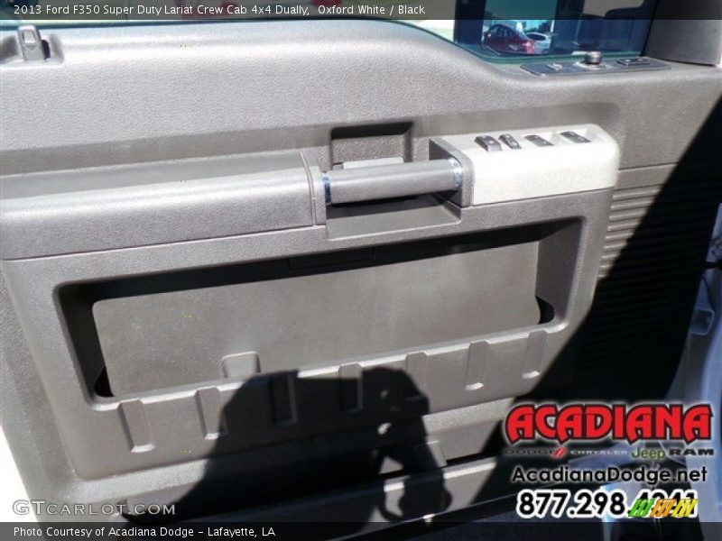 Oxford White / Black 2013 Ford F350 Super Duty Lariat Crew Cab 4x4 Dually