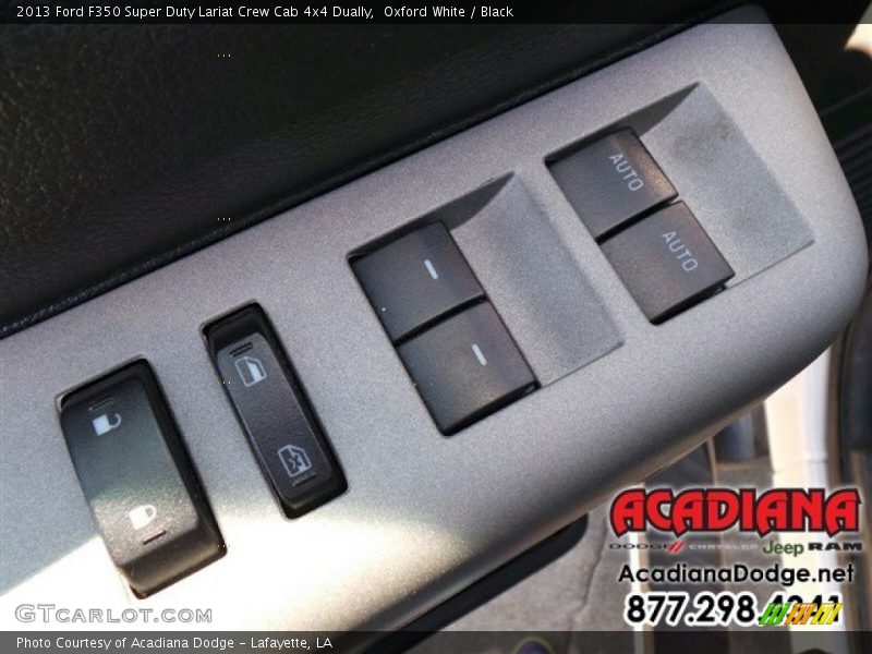 Oxford White / Black 2013 Ford F350 Super Duty Lariat Crew Cab 4x4 Dually