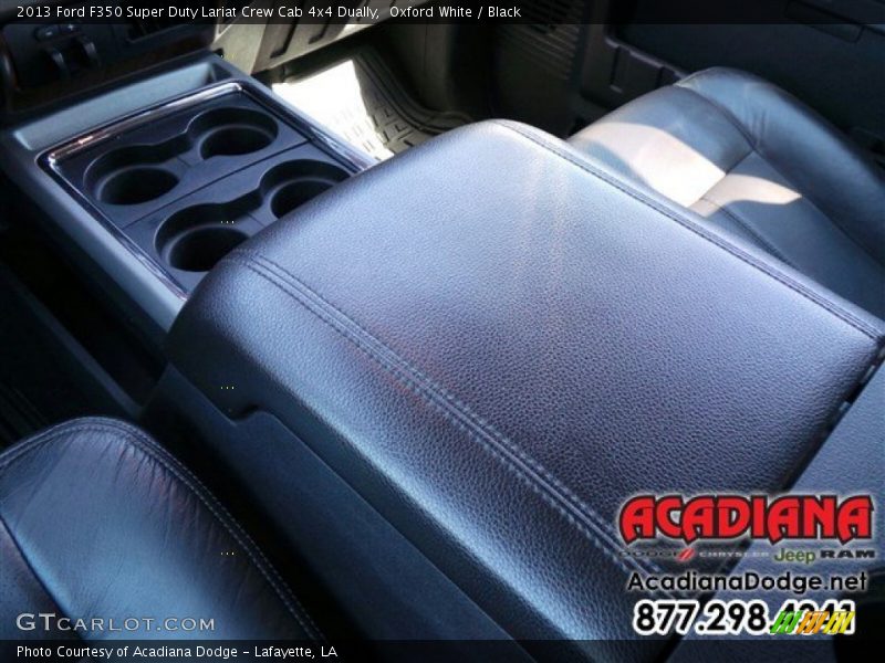 Oxford White / Black 2013 Ford F350 Super Duty Lariat Crew Cab 4x4 Dually