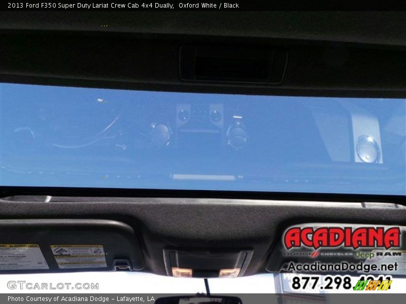 Oxford White / Black 2013 Ford F350 Super Duty Lariat Crew Cab 4x4 Dually