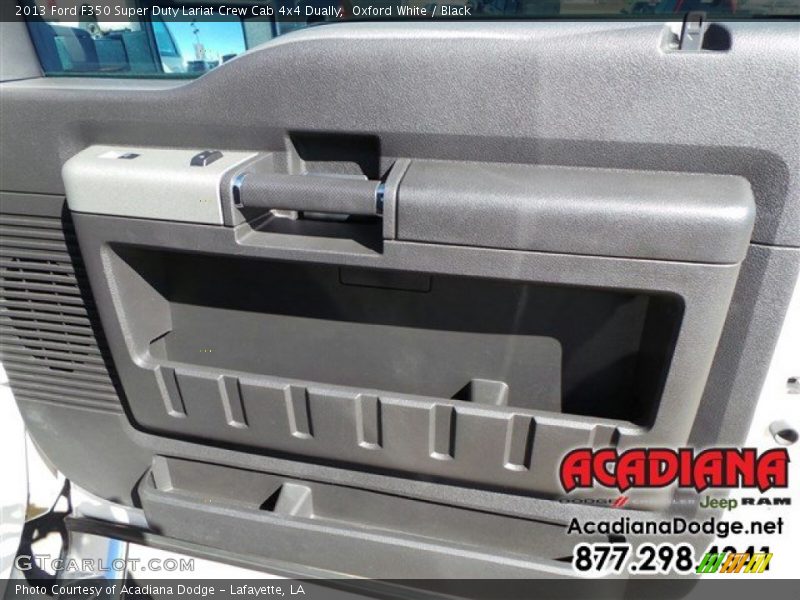 Oxford White / Black 2013 Ford F350 Super Duty Lariat Crew Cab 4x4 Dually
