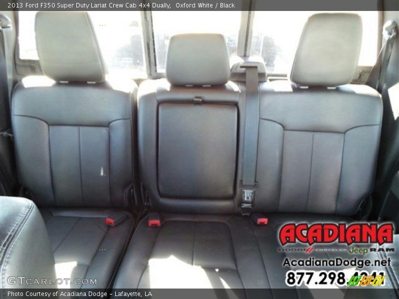 Oxford White / Black 2013 Ford F350 Super Duty Lariat Crew Cab 4x4 Dually
