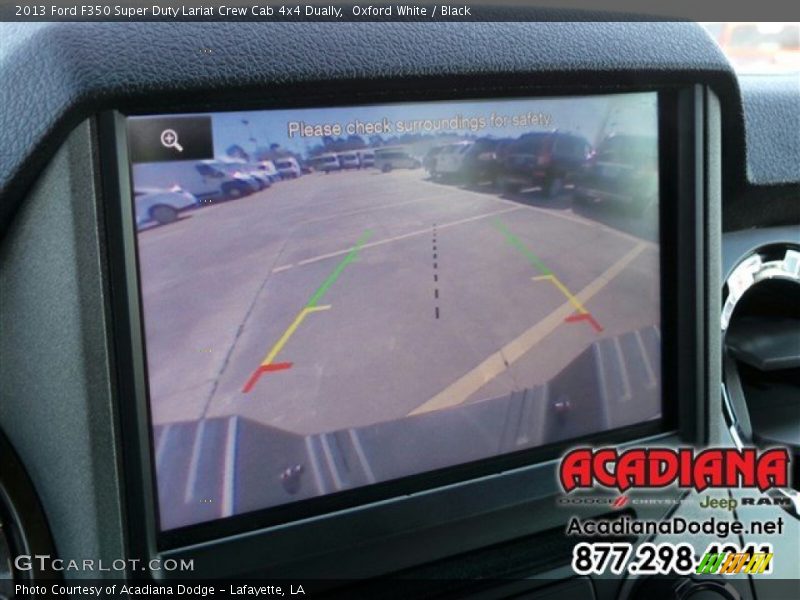 Oxford White / Black 2013 Ford F350 Super Duty Lariat Crew Cab 4x4 Dually