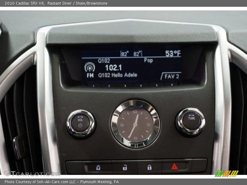 Radiant Silver / Shale/Brownstone 2010 Cadillac SRX V6
