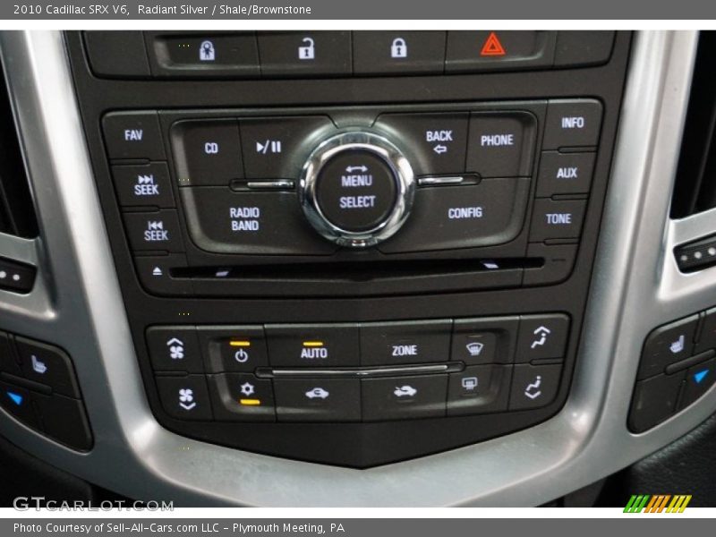 Radiant Silver / Shale/Brownstone 2010 Cadillac SRX V6