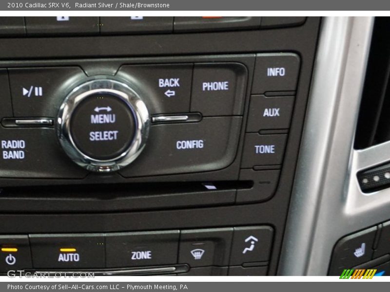 Radiant Silver / Shale/Brownstone 2010 Cadillac SRX V6