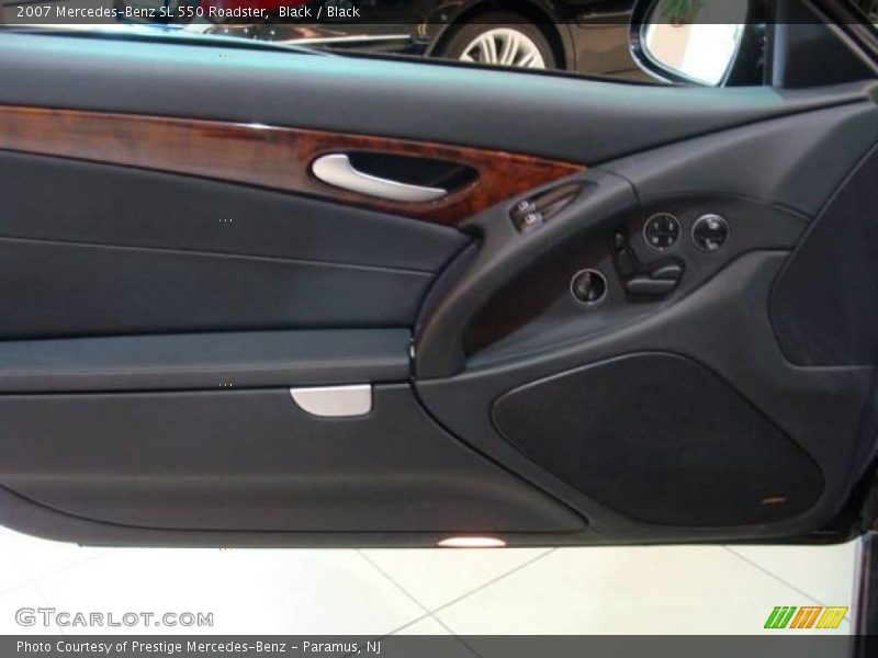 Black / Black 2007 Mercedes-Benz SL 550 Roadster