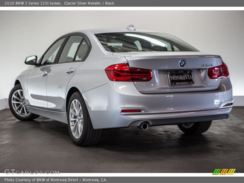 Glacier Silver Metallic / Black 2016 BMW 3 Series 320i Sedan