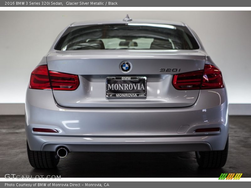 Glacier Silver Metallic / Black 2016 BMW 3 Series 320i Sedan