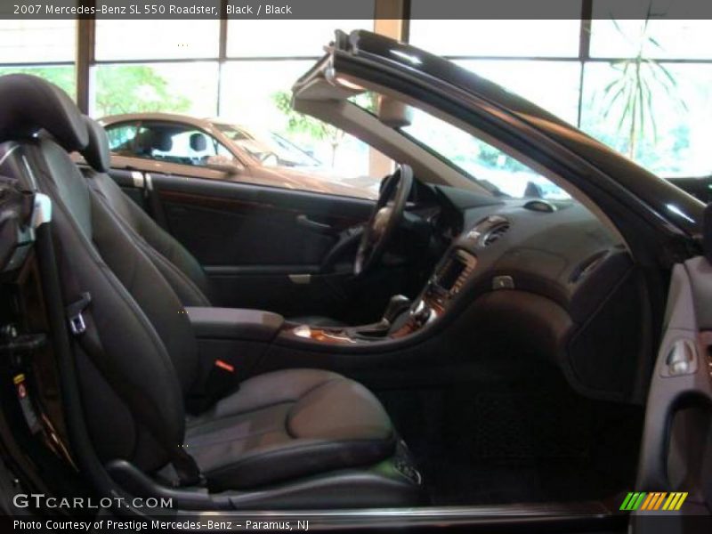 Black / Black 2007 Mercedes-Benz SL 550 Roadster